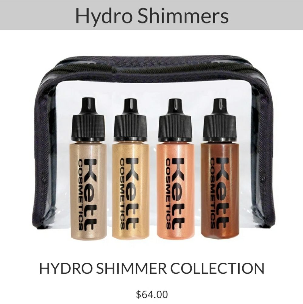 Kett cosmetics Hydro shimmer collection